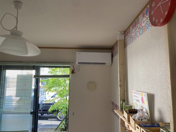 大阪府にてエアコンの設置工事